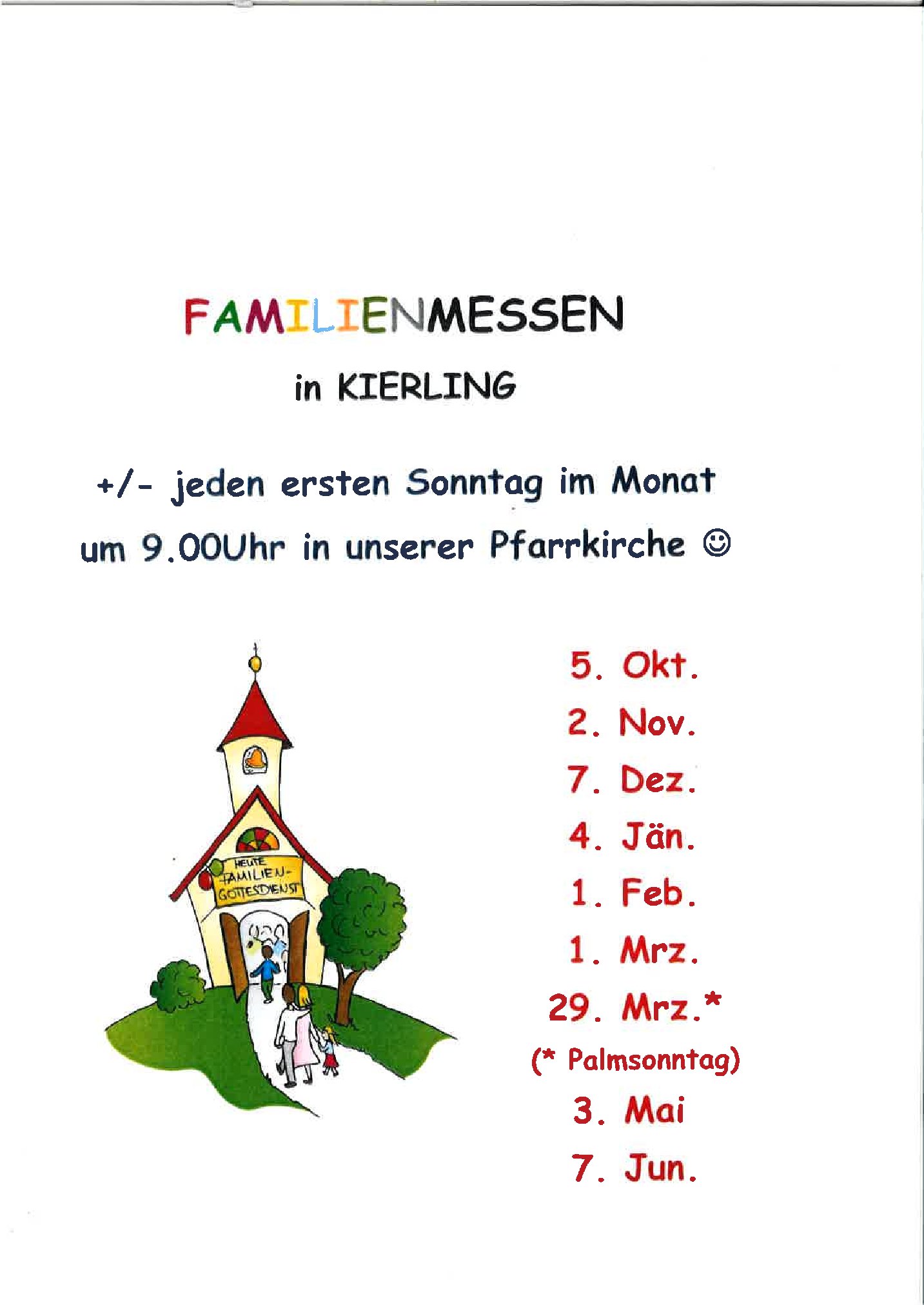 🌼 Familienmesse